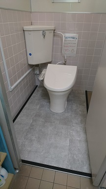 K社事務所和式トイレ工事